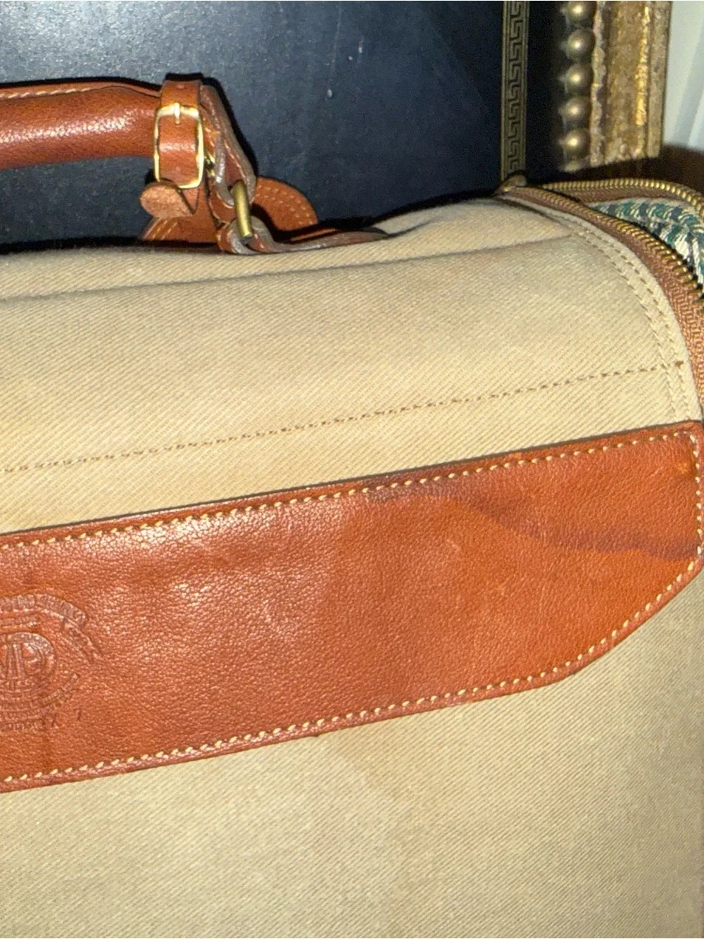 GHURKA #209 Leather Messenger Bag Brown